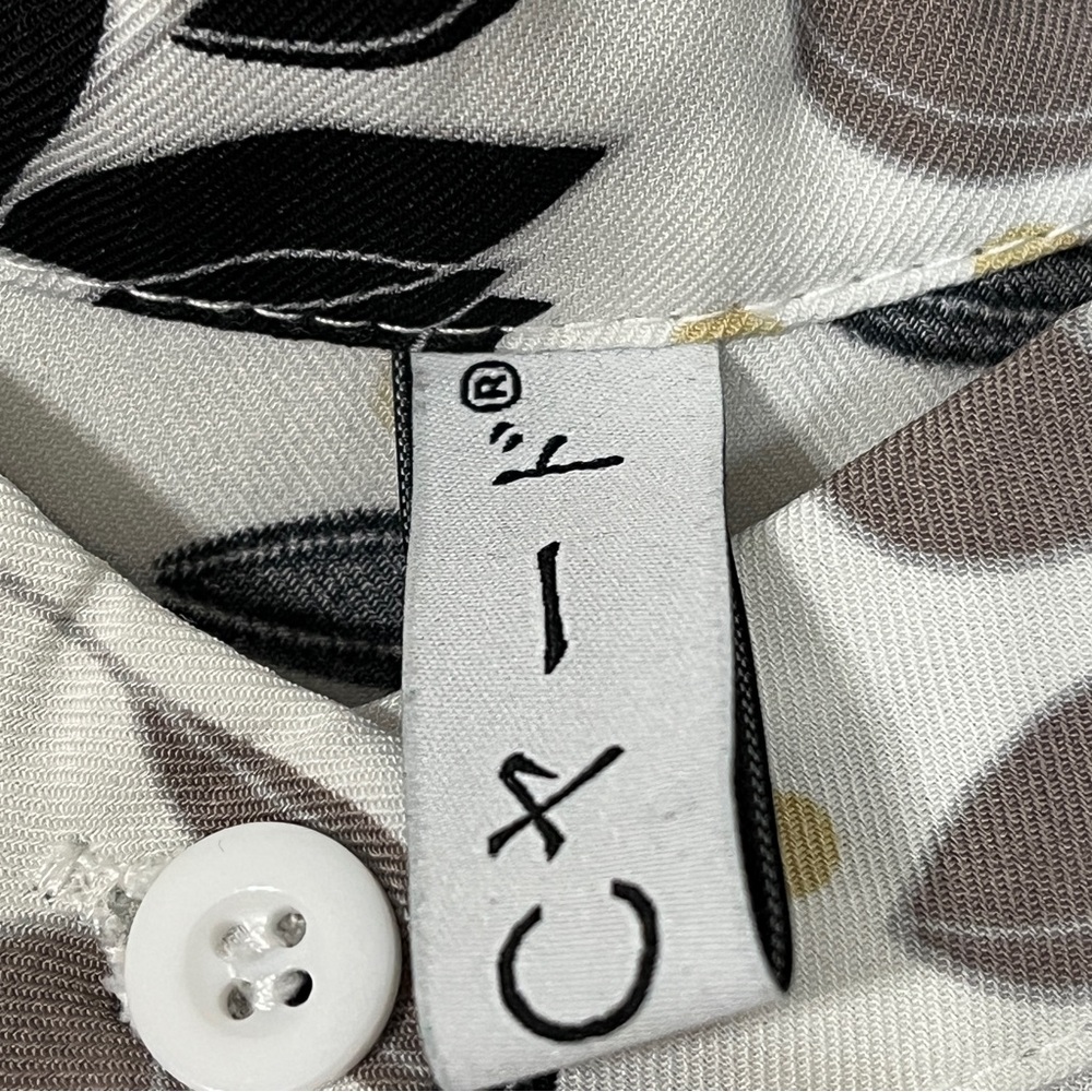 CQ Black White Tan Floral Tiered Maxi Dress - Picture 7 of 7